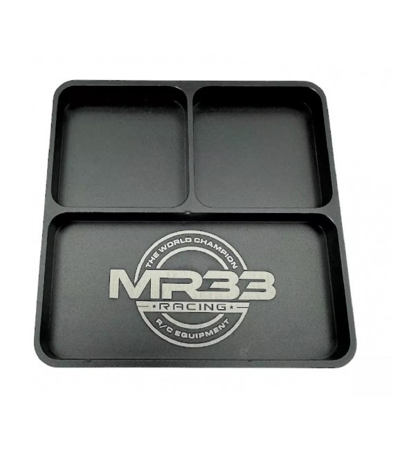 MR33 ALUMINIUM PARTS TRAY BLACK