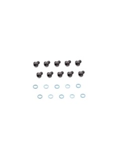 SHOCK CAP SCREW AND GASKET (10 pcs)