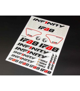 INFINITY IFB8 DECAL SHEET (WHITE)