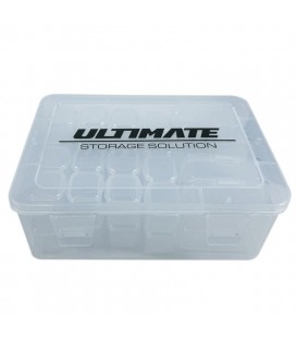 PLASTIC BOX W/5 MED & 32 SMALL INNER BOX