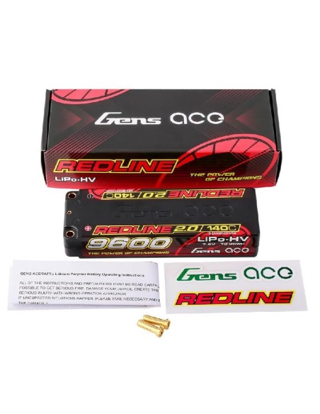 GENS ACE REDLINE 2.0 9600Mah 7.6V 140C