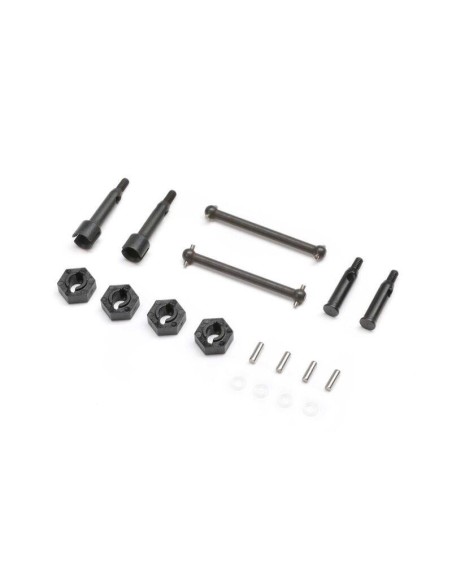DRIVESHAFTS, AXLES, WHEEL HEXES: MICRO-B