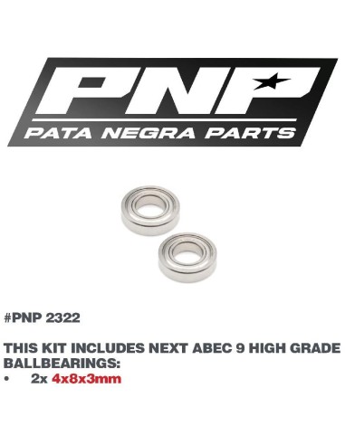 ABEC 9 BEARING SET 4x8x3mm (2 pcs)