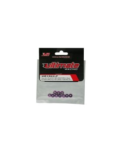 NUTS M3 NYLOC ALU. W/FLANGED PURPLE (10) 2