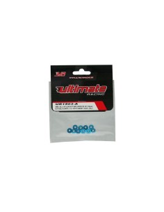 NUTS M3 NYLOC ALU. W/FLANGED BLUE (10) 2