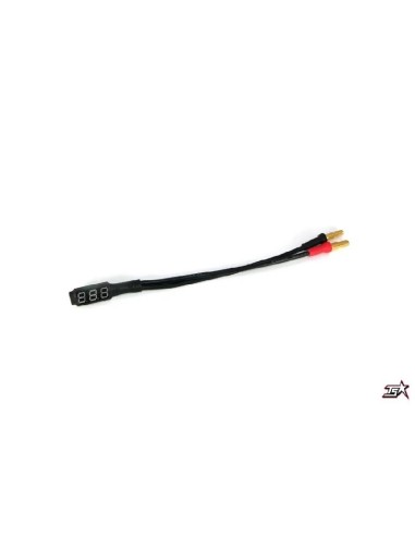 MR33 LIPO VOLTAGE CHECKER (4/5mm Plug)