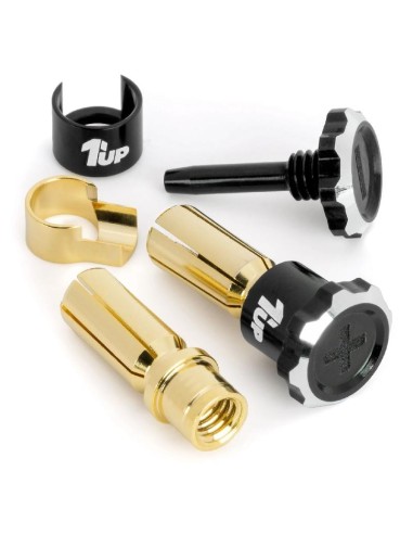 1UP LOCKDOWN ADJ. BULLET PLUGS 5MM BLACK