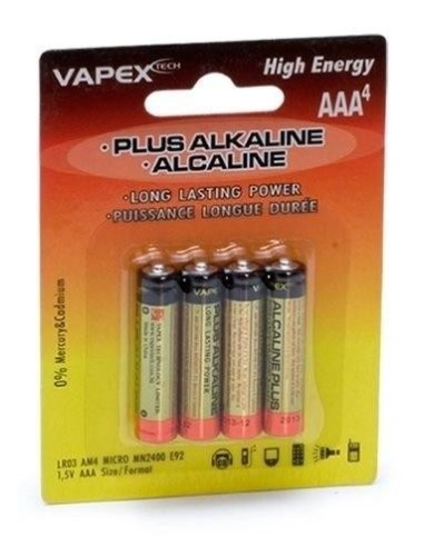 VAPEX PLUS ALKALINE BATTERIES AAA (4U)