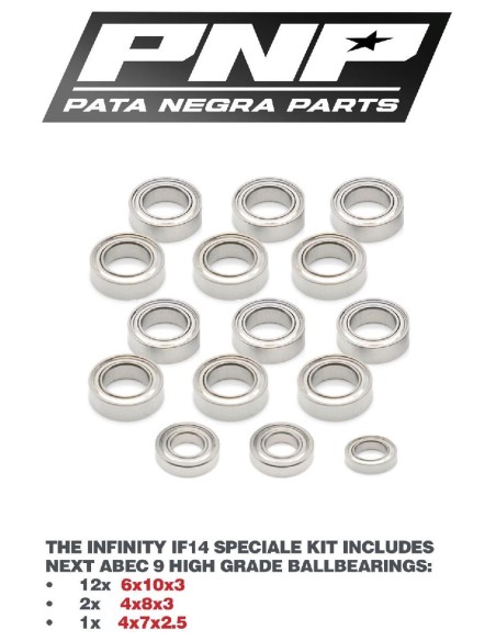 ABEC 9 BALL BEARING KIT IF14 SPECIALE