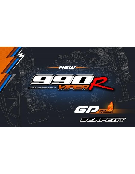 SERPENT VIPER 990R 4WD 1/8 GP KIT