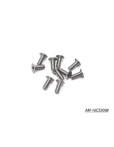 TITANIUM SCREW ALLEN COUNTERS.M3x8 110º