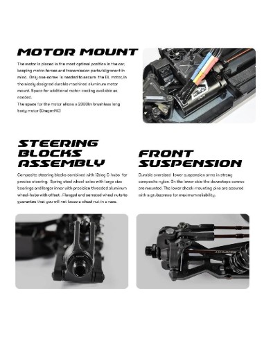 SERPENT SRX8 TRUGGY-E RTR 1/8 4WD RED