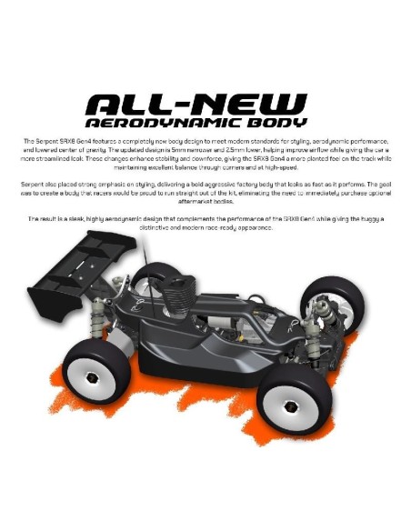 SERPENT SRX8 Gen4 1/8 4WD GP BUGGY